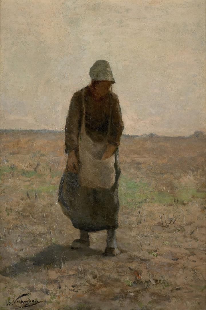Femme au champ