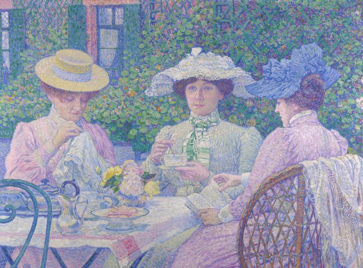 Le thé au jardin