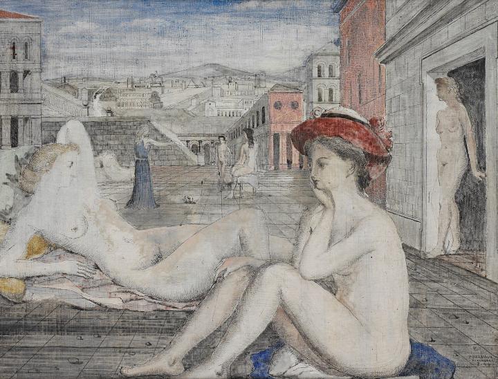Femmes nues ou paysage antique