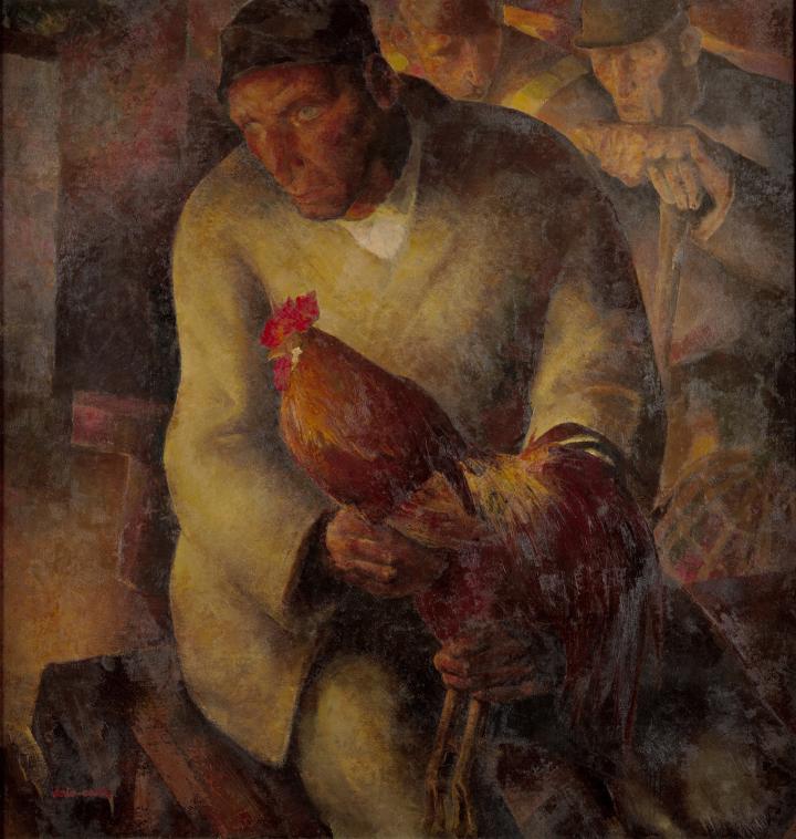 L'homme au coq