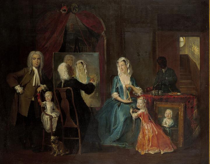 Le peintre dans son atelier